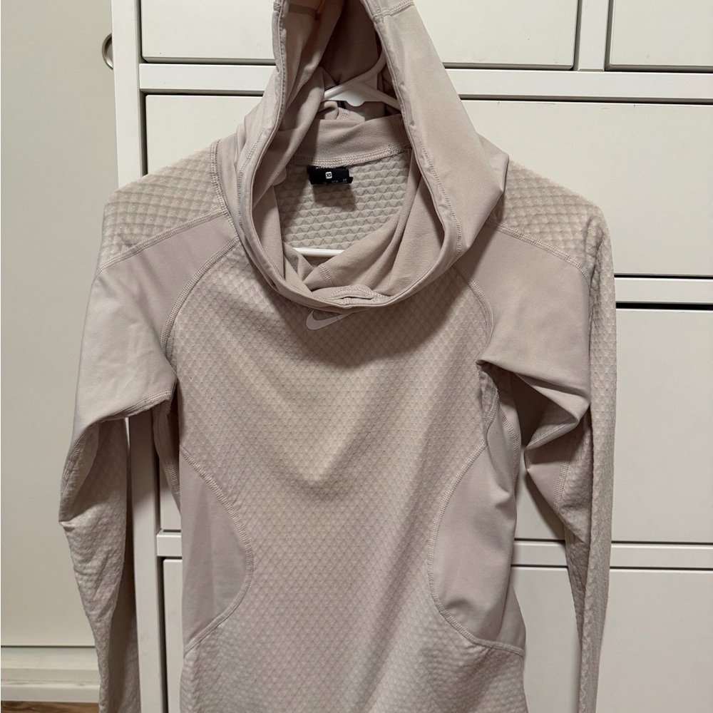 Nike Women's Cream Cowl Neck Jacket